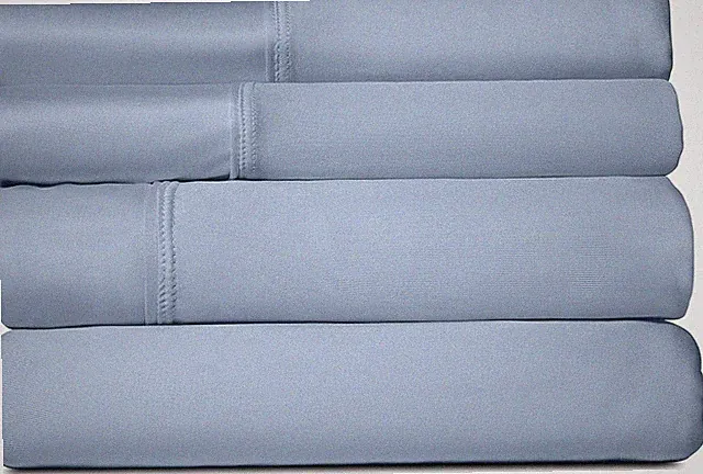 Active Comfort Cooling Sheets Set - King/Cal King - Moisture Wicking Blue Sky