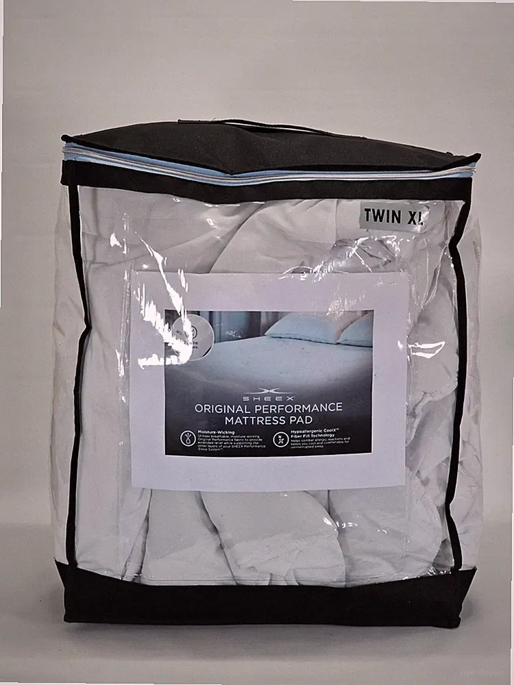 NWT 009 Sheex White Performance Bedding Sleep Tech Mattress Pad Size Twin XL