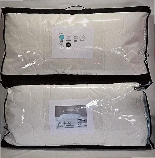 NWT SHEEX 2PK Original Performance Down Alternative Sleeper Pillow KING 10