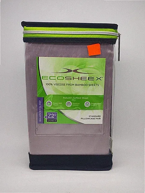 SHEEX 100% VISCOSE MADE FROM BAMBOO STANDARD PILLOWCASES LILAC SET OF 2