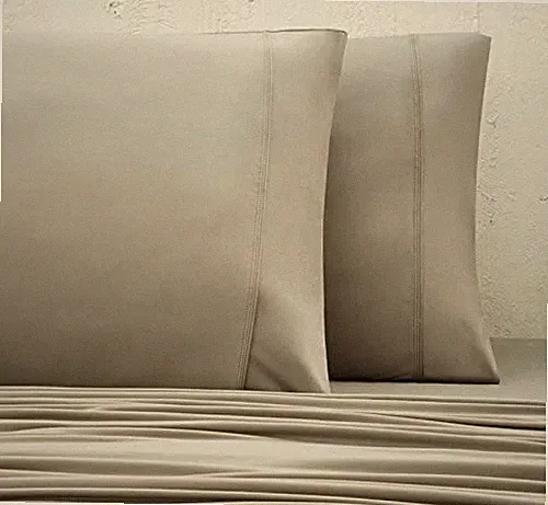 Sheex Active Comfort Performance King Pillowcases in Taupe (Set of 2)