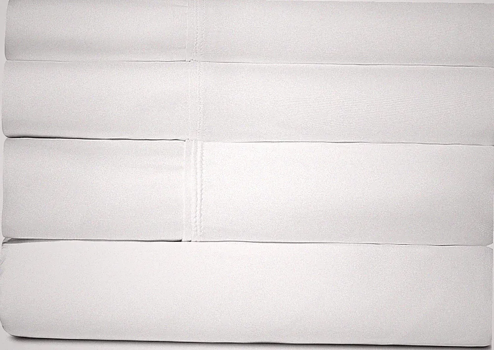 SHEEX Active Comfort Sheet Set, Comfortable King/Cal King, Bright White