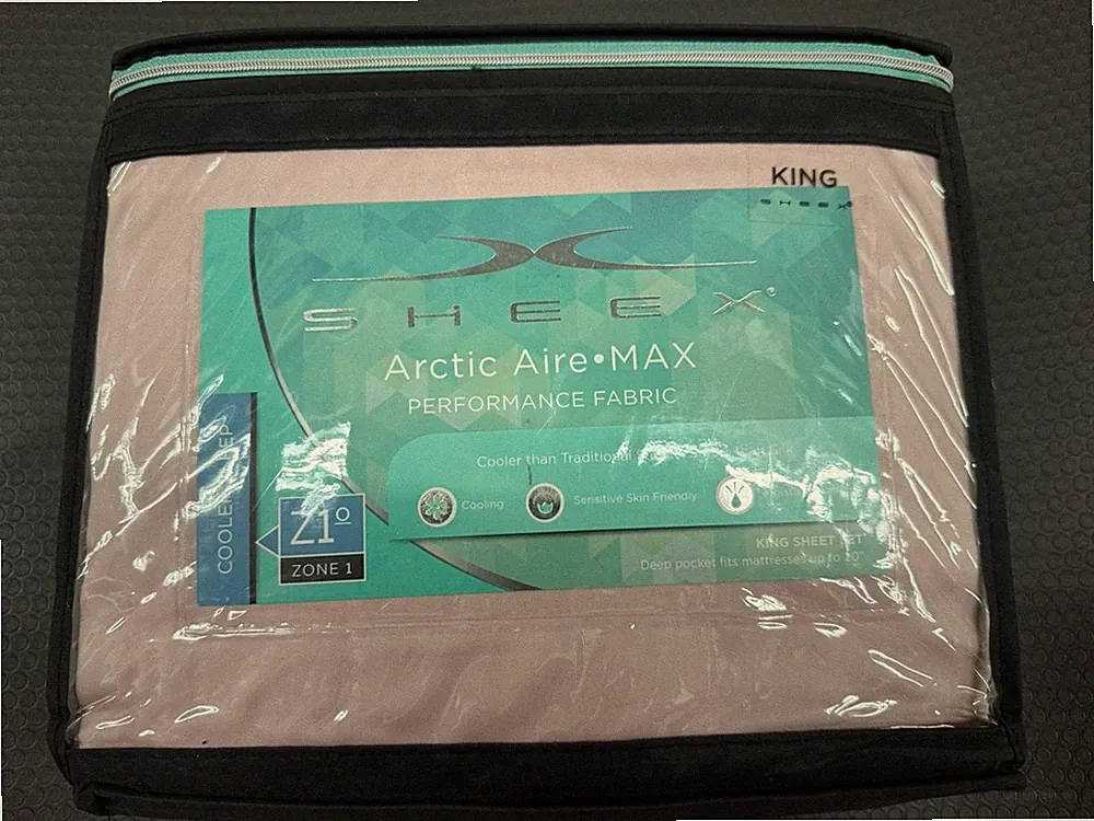 SHEEX Arctic Aire Max King Sheet Set Pink