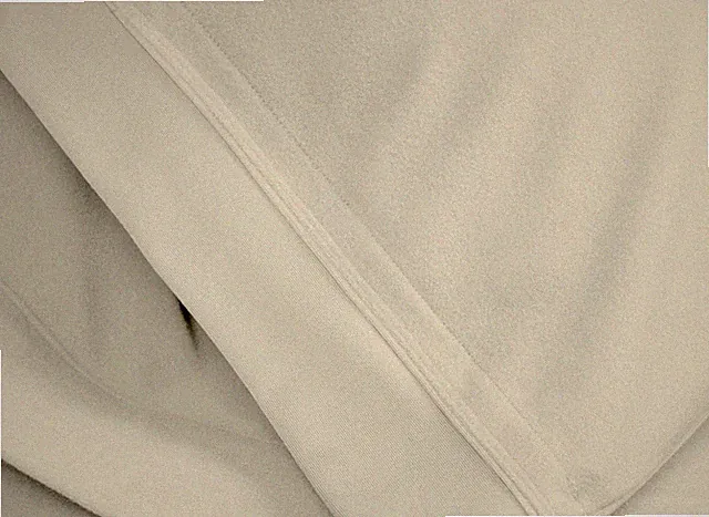 SHEEX Comfort Cooling or Cozy reversible Soft stretchy FLAT SHEET sand QUEEN EUC