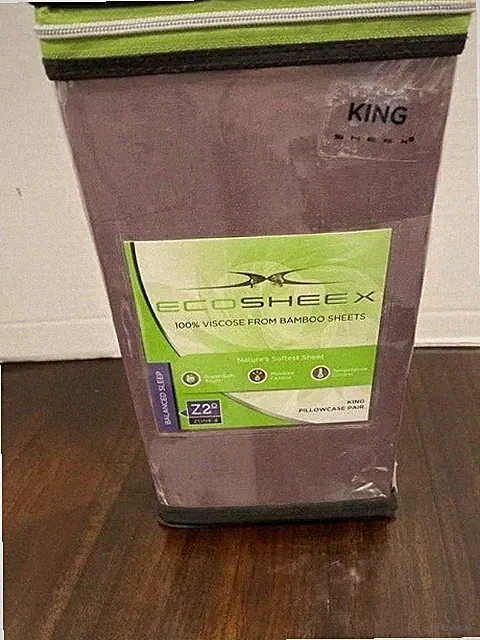 Sheex Eco Sheex 100% Viscose From Bamboo King Pillowcases lilac (Pair of Two)