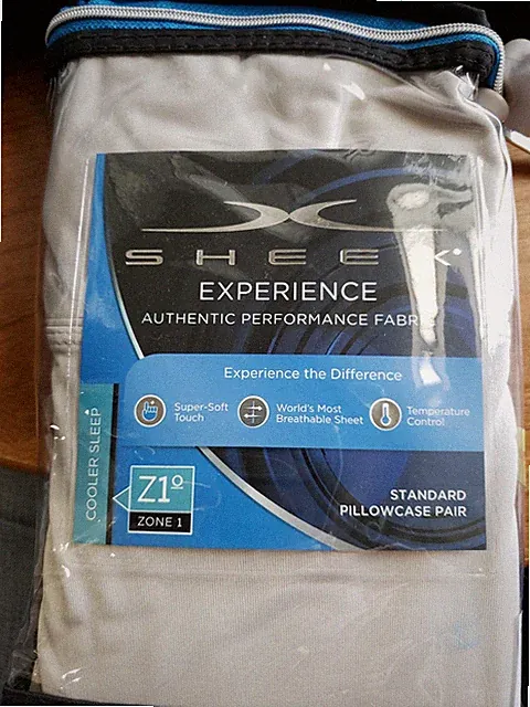 Sheex Experience Standard/Queen Pillowcases In Silver