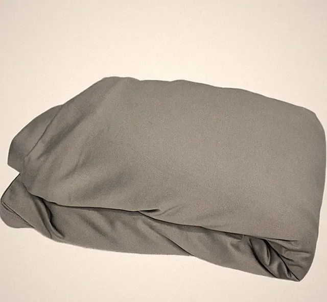 Sheex KING Flat Sheet Gray Stretch Wrinkle‑Resistant Deep Mattresses 108 x 96 in
