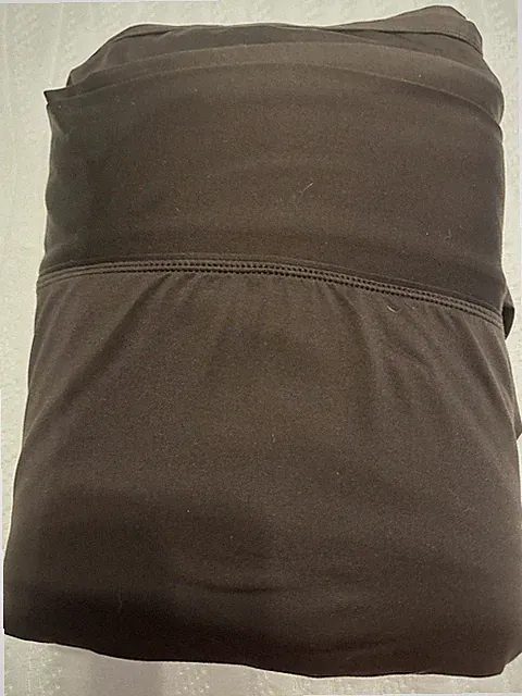 Sheex KING Flat Sheet Poly Stretch Espresso Brown 108 x 96 in