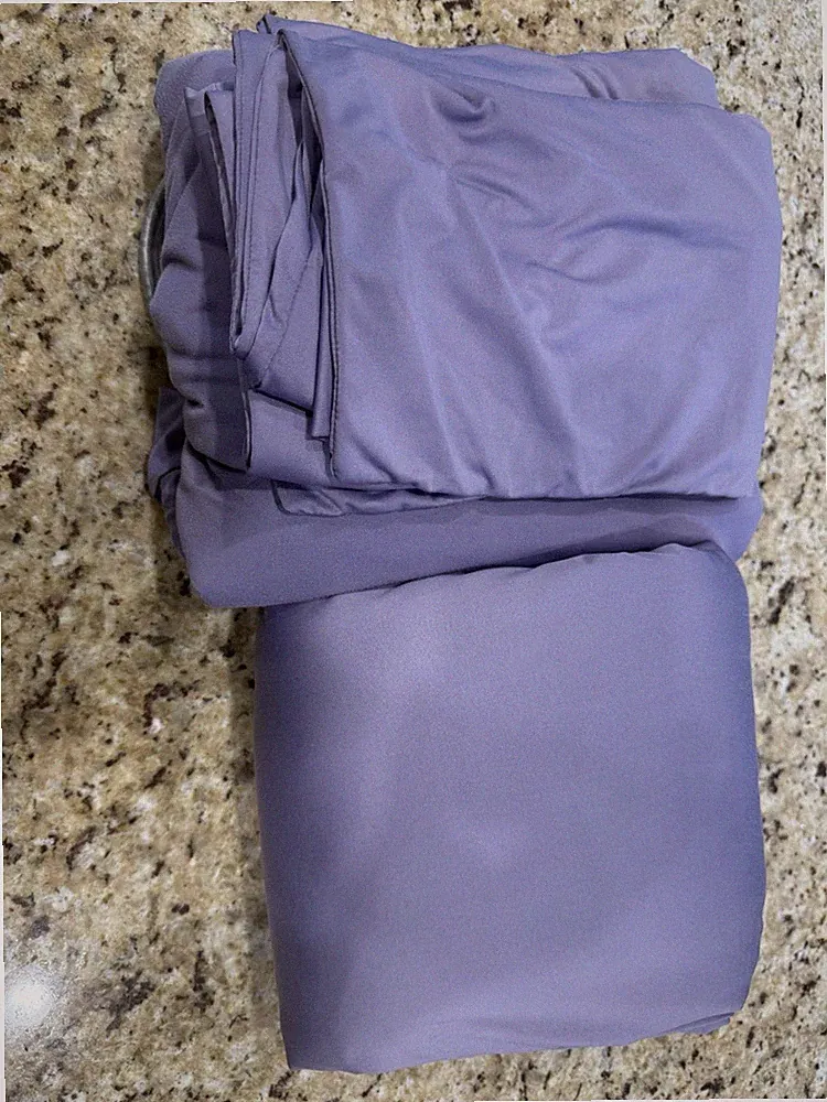 Sheex Performance Fabric Sheet Set (Flat, Fitted 2 pillowcases) KING Purple