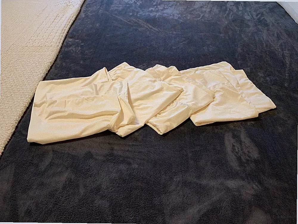 SHEEX SET OF 4 VANILLA CREAM PILLOWCASES